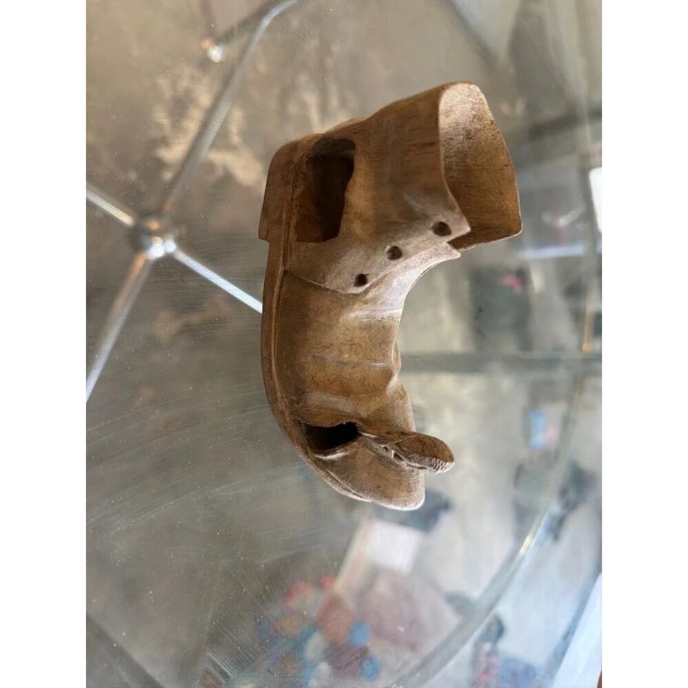 Wood boots decor